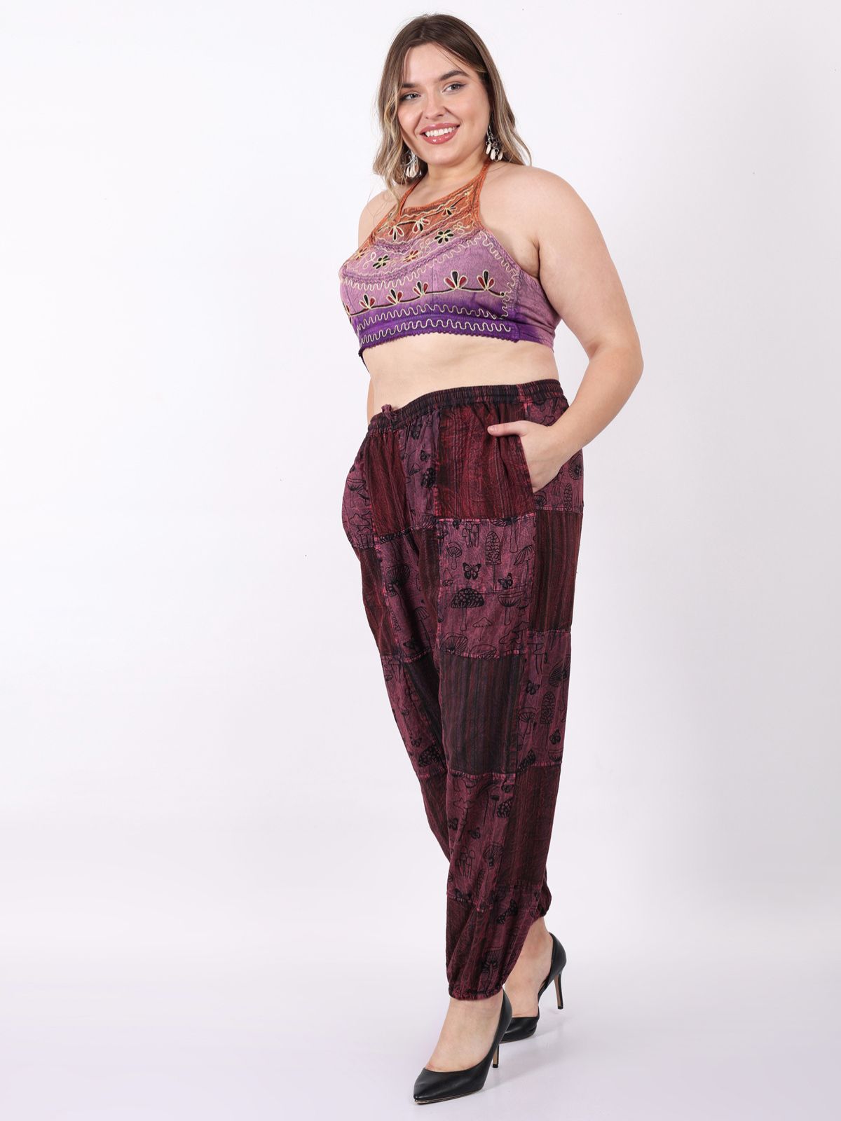 Mushroom Pattern Lounge Pants
