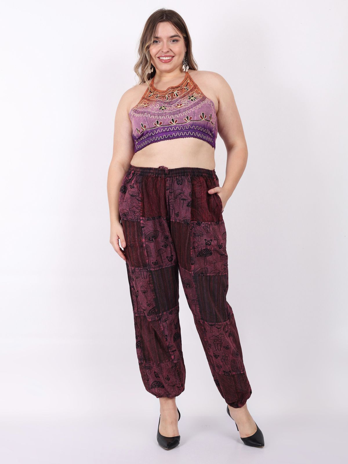 Mushroom Pattern Lounge Pants