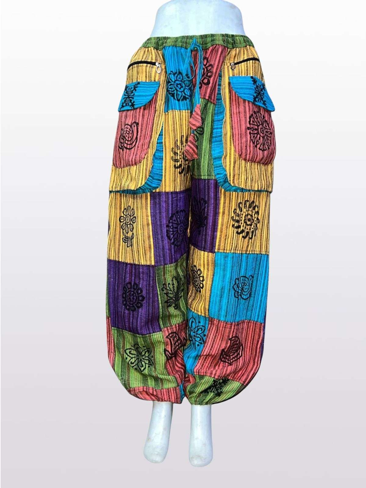 Patchwork Lounge Joggers – Women