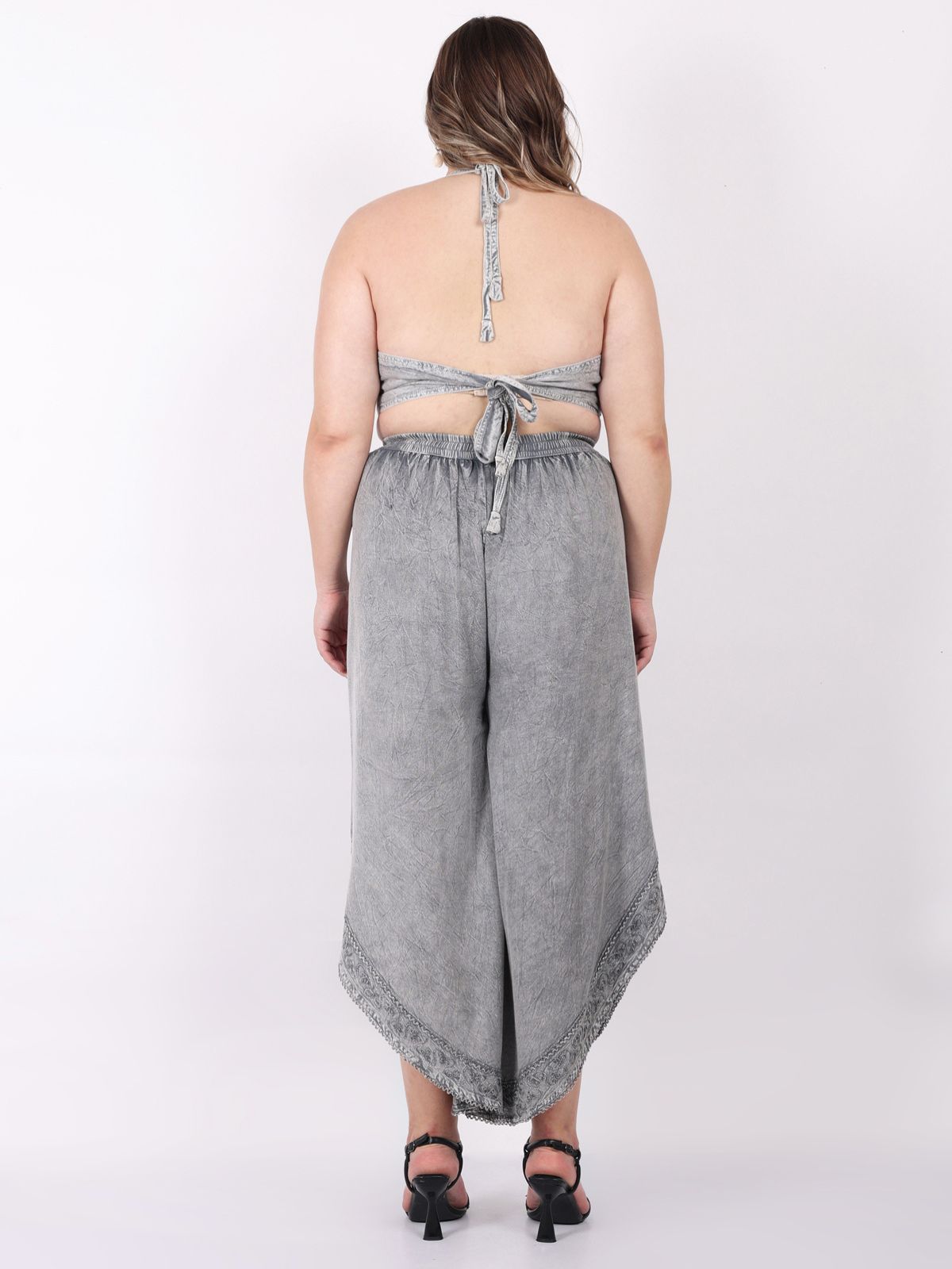 Chic Embroidered Two-Piece Set