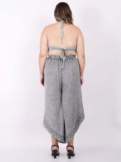 Chic Embroidered Two-Piece Set