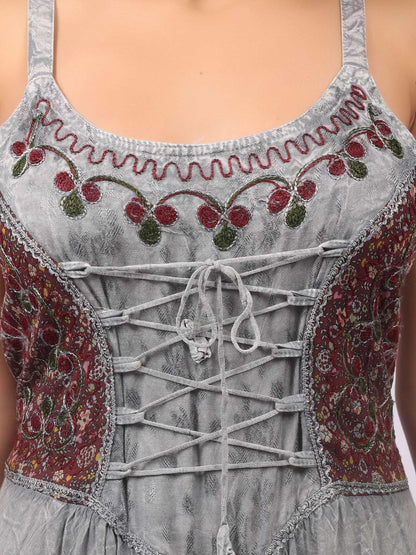 Flowy Handkerchief Hem Dress
