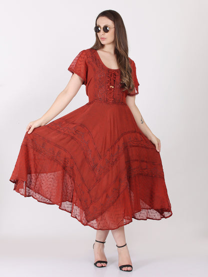 Graduation Party Dress with Sleeves – 5 Pack