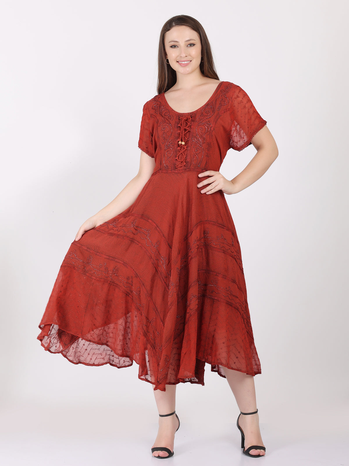 Graduation Party Dress with Sleeves – 5 Pack