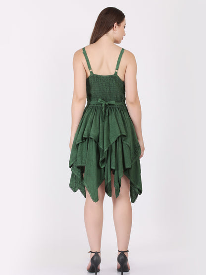 Elegant Lace Corset Midi Dress