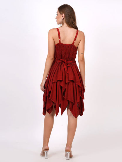 Elegant Lace Corset Midi Dress