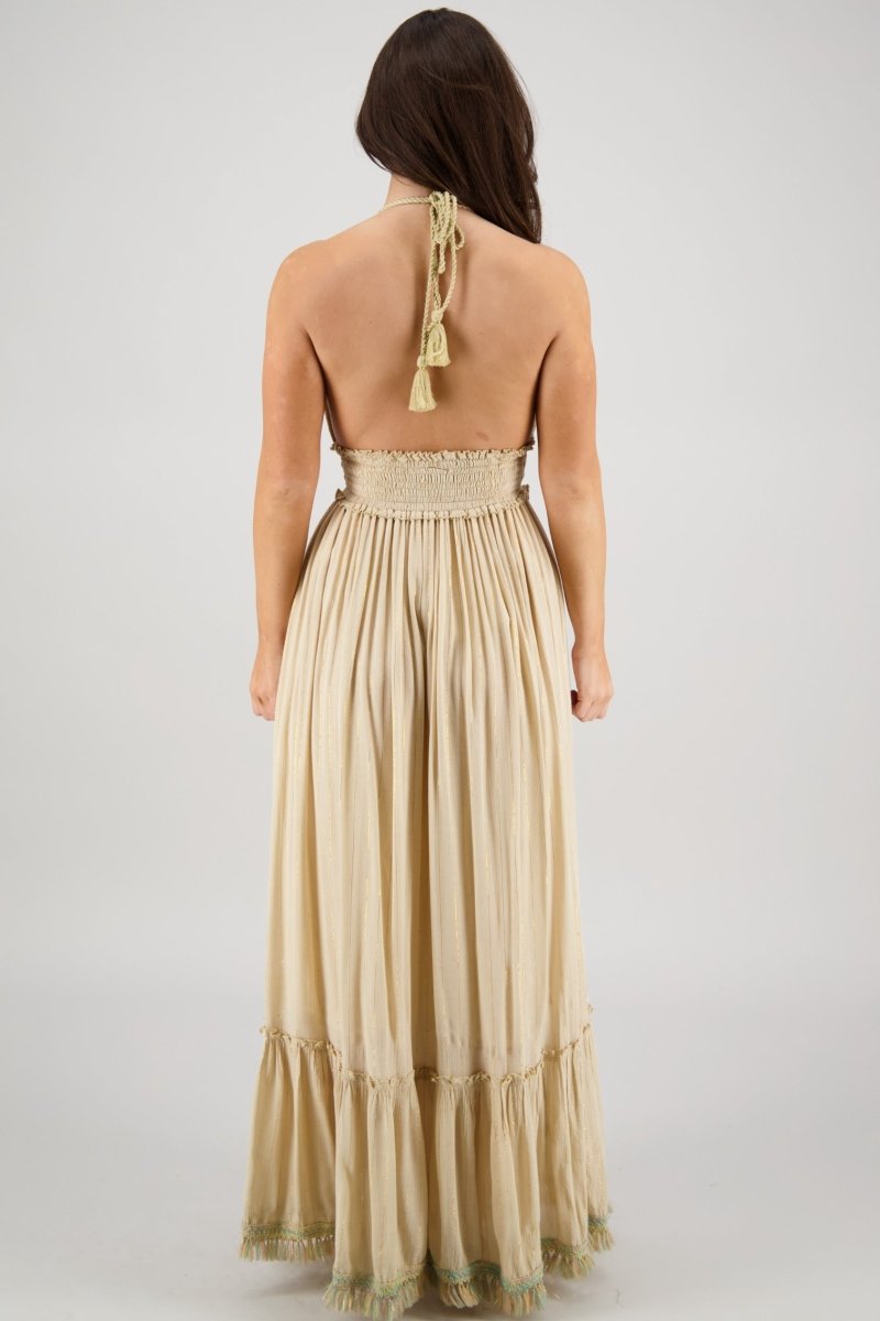 Boho Halter Maxi Dress
