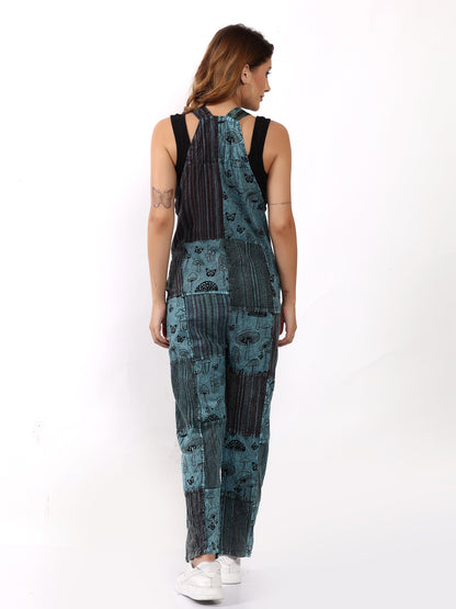 Patchwork Print Women’s Jumpsuit
