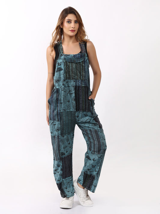 Patchwork Print Women’s Jumpsuit