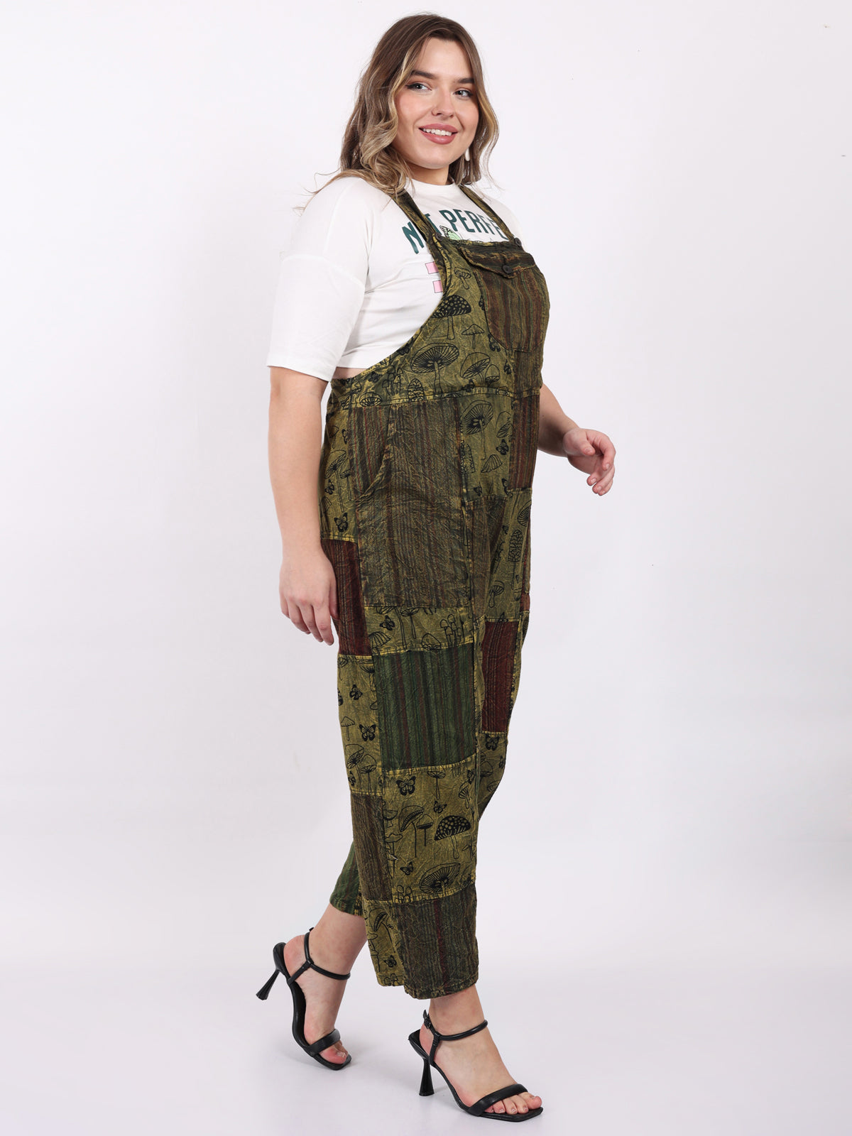 Patchwork Print Women’s Jumpsuit
