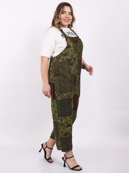 Patchwork Print Women’s Jumpsuit