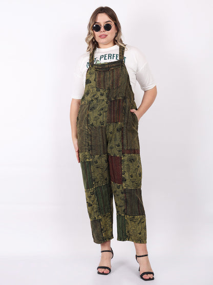 Patchwork Print Women’s Jumpsuit