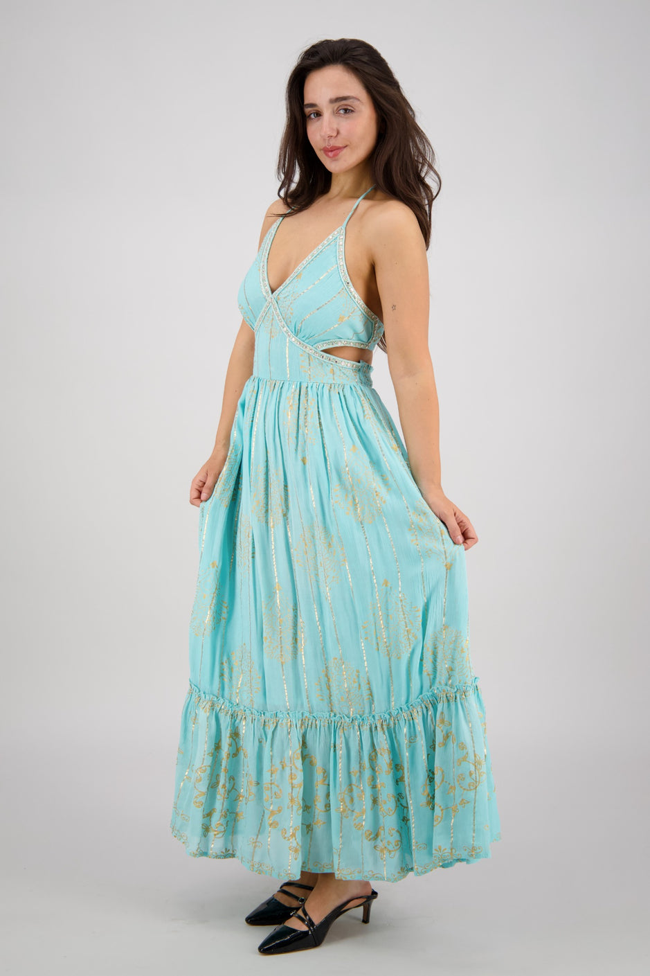 Tulum Cut-Out Maxi Dress