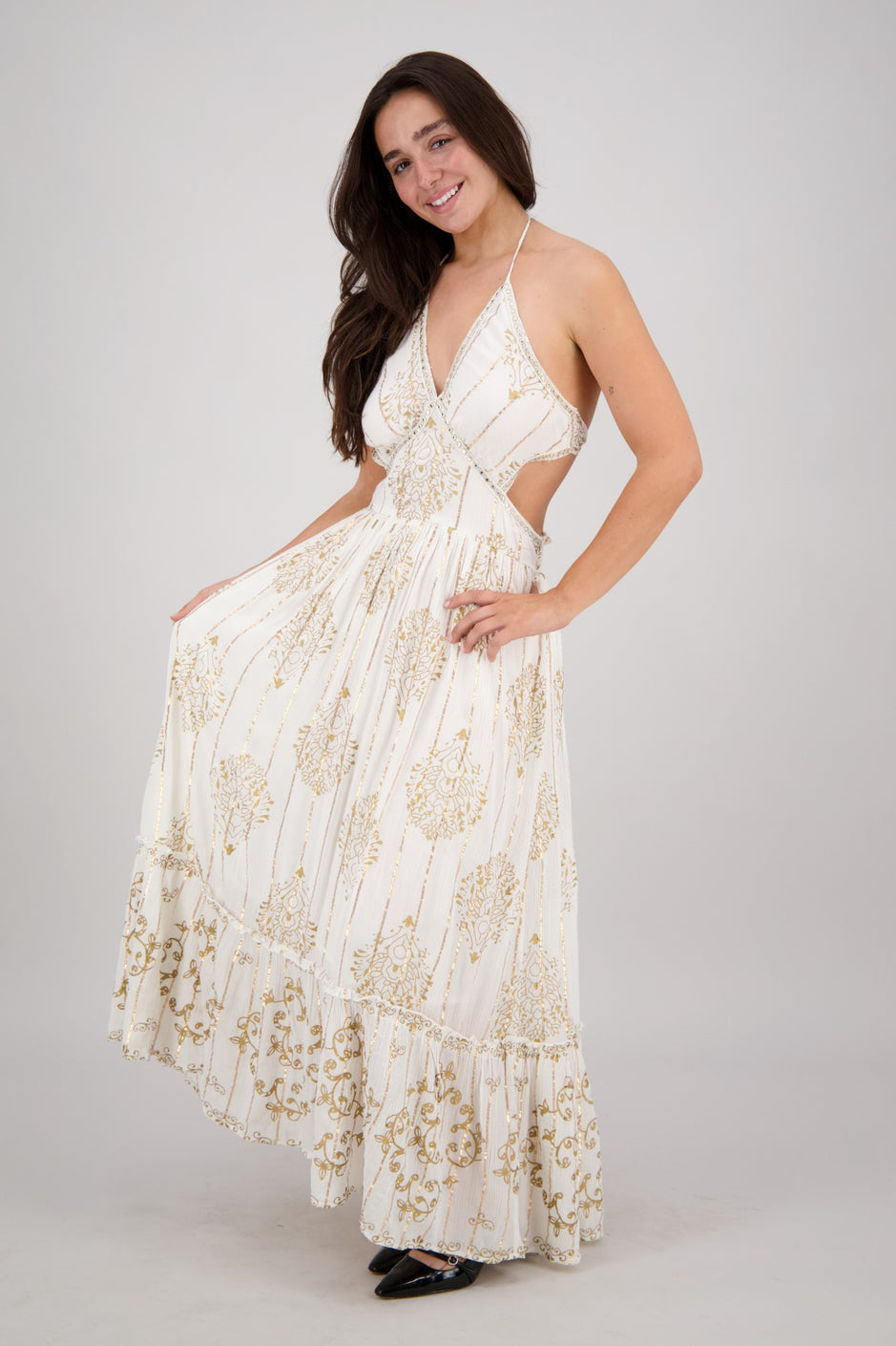Tulum Cut-Out Maxi Dress