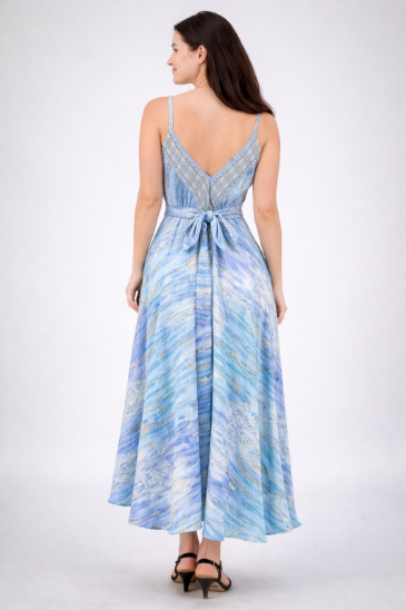 Seafoam Flowy Maxi Dress