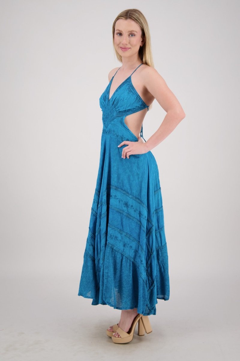 Elegant Halter Maxi Dress