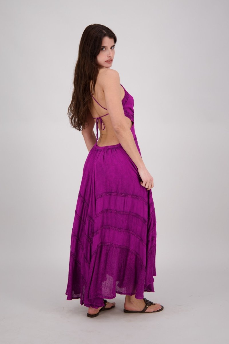 Elegant Halter Maxi Dress