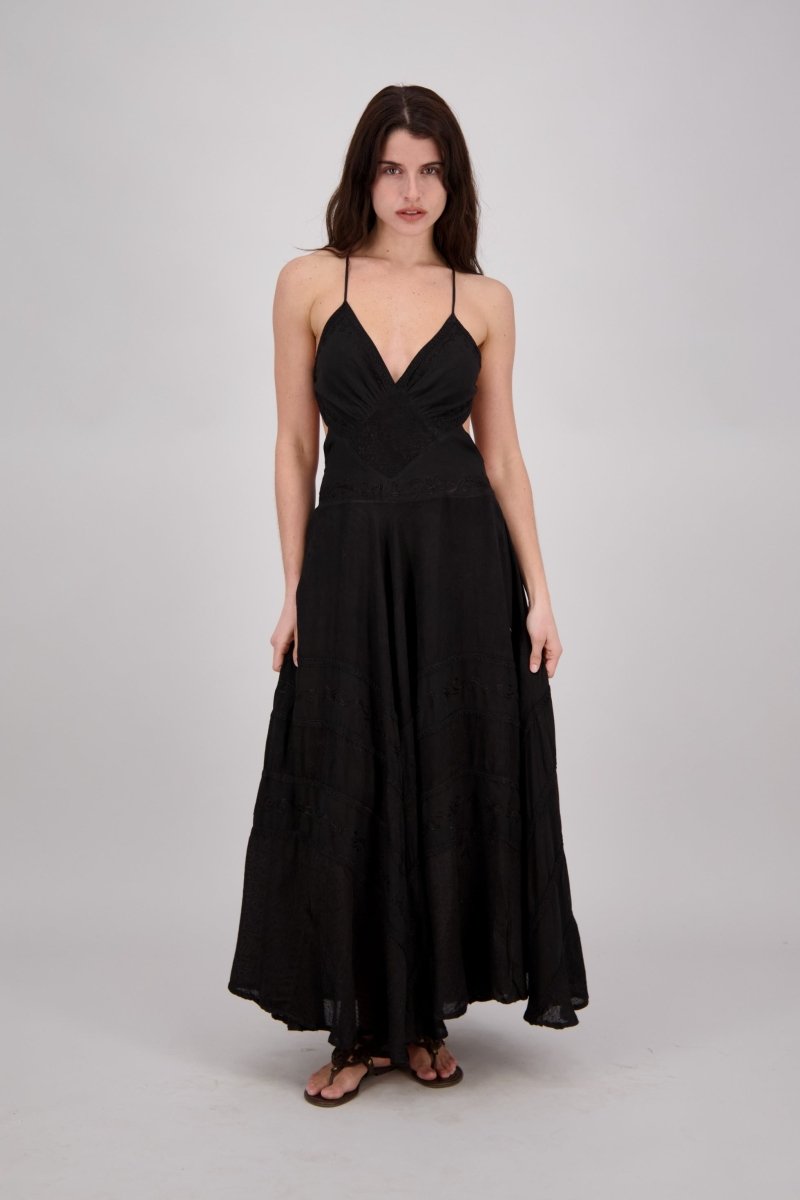 Elegant Halter Maxi Dress