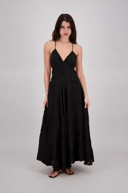 Elegant Halter Maxi Dress