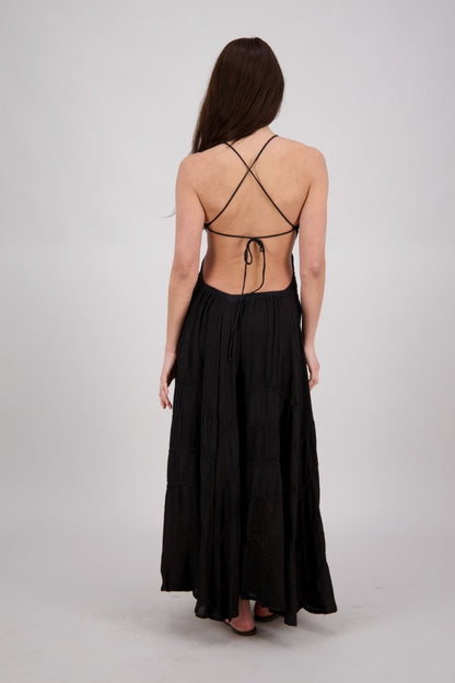Elegant Halter Maxi Dress