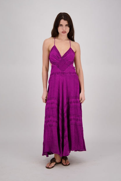 Elegant Halter Maxi Dress