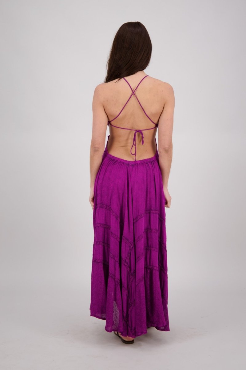Elegant Halter Maxi Dress