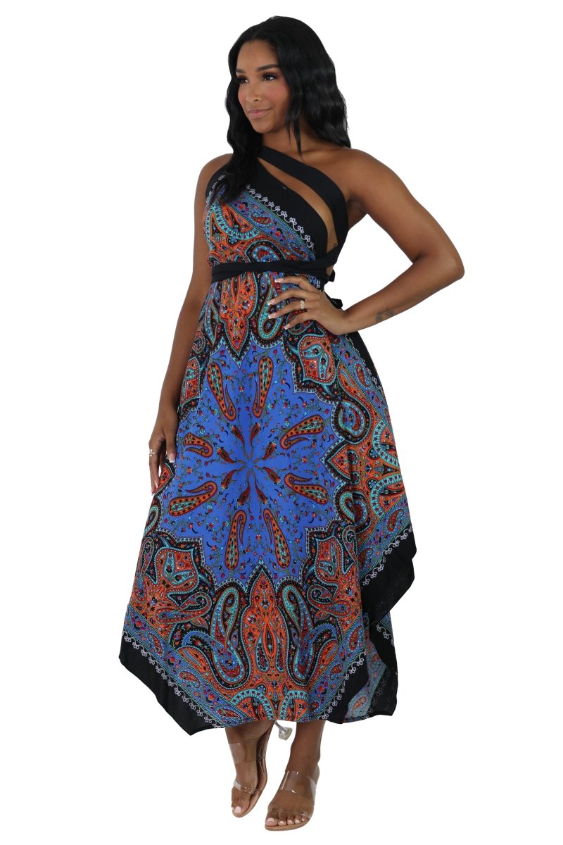 Women’s Batik Wrap Dress
